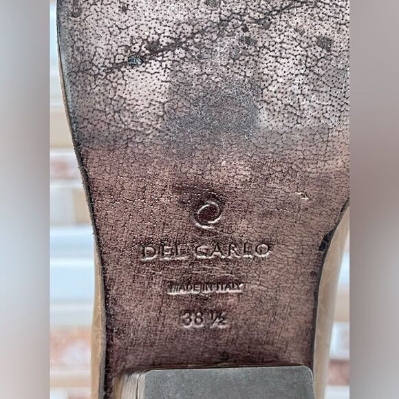 Del Carlo leather ankle boots 38.1/2 - Picture 14 of 14